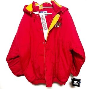 Vintage Kansas City Chiefs Starter Jacket Puffer Coat